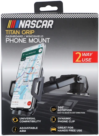 Thumbnail 1: Nascar 2 Way Use Titan Grip Phone Mount 
