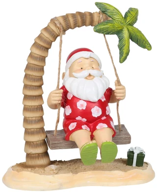 Thumbnail 1: Magical Season Santa Palm Swing Figurine  