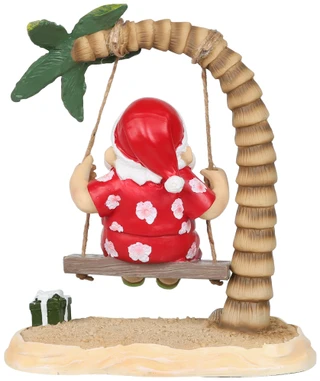 Thumbnail 2: Magical Season Santa Palm Swing Figurine  
