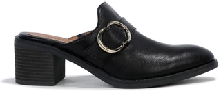 Thumbnail 4: EUROSOFT Women's Holly Buckled Heeled Mule Clogs 