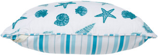 Thumbnail 2: MG MONOGRAM 20x20 Coastal Seashell Decorative Pillow 