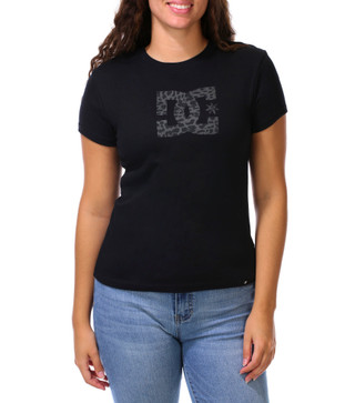 Thumbnail 1: DC Shoes Juniors Graphic Logo Baby Tee 