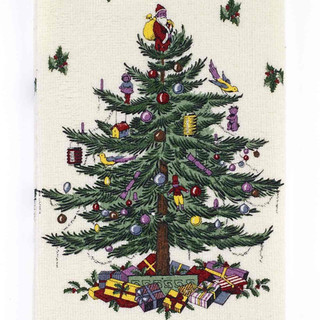 Thumbnail 5: Spode 3 Pk Christmas Tree Kitchen Towels 