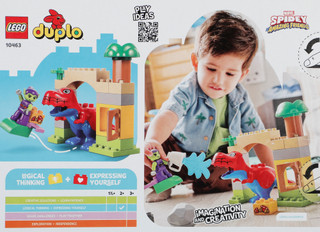 Thumbnail 2: LEGO 25 Pc Dinosaur Spidey-Rex vs. Green Goblin Lego Set 