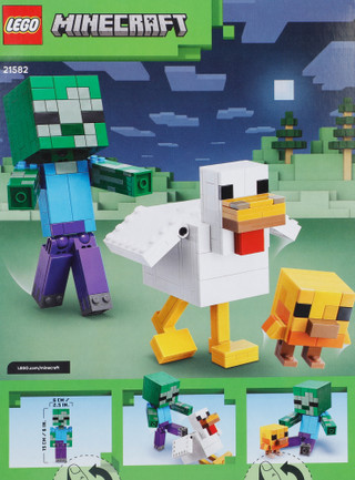 Thumbnail 2: LEGO 344 Pc Minecraft Chicken Jockey Lego Set 