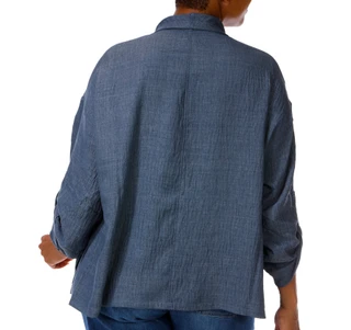 Thumbnail 3: MAX STUDIO Plus Draped Collar Top 