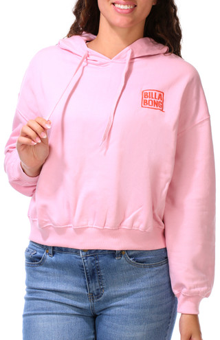 Thumbnail 3: BILLABONG Juniors Embroidered Graphic Logo Crop Hoodie 