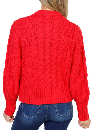 Thumbnail 3: Southern Tide Women's Long Sleeve Cable Knit Cardigan 