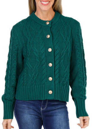 Thumbnail 1: Southern Tide Women's Long Sleeve Cable Knit Cardigan 