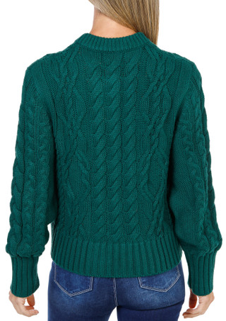 Thumbnail 3: Southern Tide Women's Long Sleeve Cable Knit Cardigan 