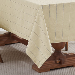 Thumbnail 3: IZOD 60x144 Chadwick Ivory Tablecloth 