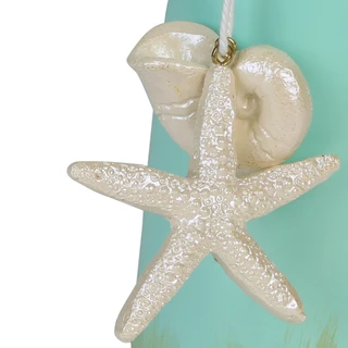 Thumbnail 2: Magical Season 12 in Coastal Christmas Angel with Shell  Ornament Decor 