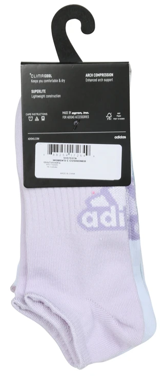 Thumbnail 2: Adidas Women's 6 Pk Climacool Arch Compression No Show Socks 