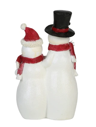 Thumbnail 2: Magical Season 12 in Christmas Snowman Family in Scarves Decor 