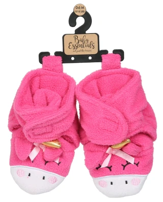 Thumbnail 1: Baby Essentials Baby Girls Cozy Unicorn Booties 