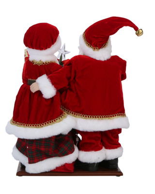 Thumbnail 2: Magical Season 21 in Santa & Mrs. Claus Christmas Home Accent 