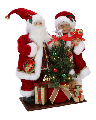 Thumbnail 1: Magical Season 21 in Santa & Mrs. Claus Christmas Home Accent 