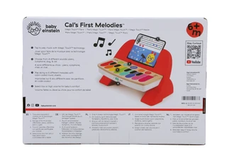 Thumbnail 2: Baby Einstein Cal's First Melodies Magic Touch Piano Toy with Tip Cards 