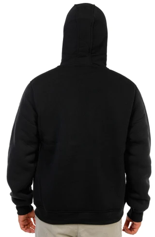 Thumbnail 2: Bass Creek Men's Sherpa Fleece 2 Pocket Zippered Hoodie 