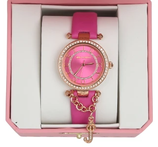 Thumbnail 2: Juicy Couture Women's Round Strap Watch w/ Charm 