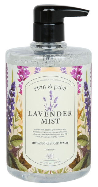 Thumbnail 1: Stem & Petal 21 oz Lavender Mist Botanical Hand Wash 