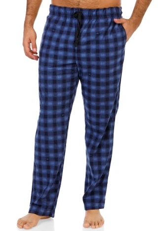 Thumbnail 1: Kenneth Cole Men's Plaid Print Pajama Pants  