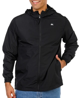 Thumbnail 1: Quiksilver Men's 2 Pocket Zip Up Hooded Windbreaker 