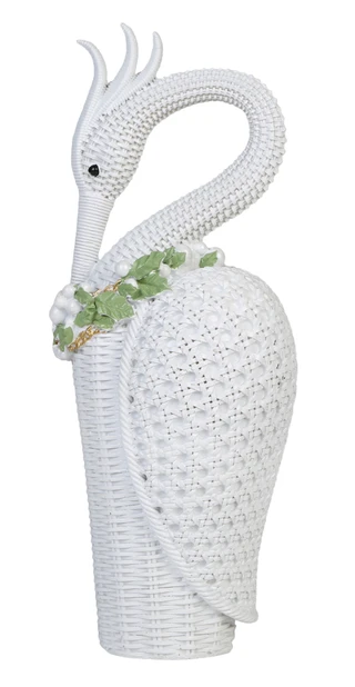 Thumbnail 3: Magical Season 14 in Basket Weave Christmas Heron with Wreath & Sign Decor 
