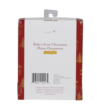 Thumbnail 2: Pearhead Baby's First Christmas Photo Ornament  