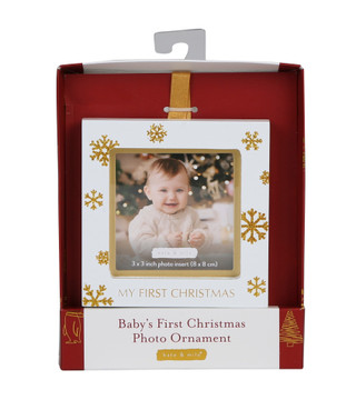 Thumbnail 1: Pearhead Baby's First Christmas Photo Ornament  