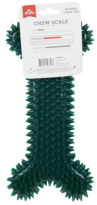 Thumbnail 2: Paw Mountain 11 in Spiky Rubber Chew Toy For Dogs 