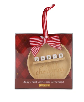 Thumbnail 1: Pearhead Baby's First Christmas Bead Ornament 