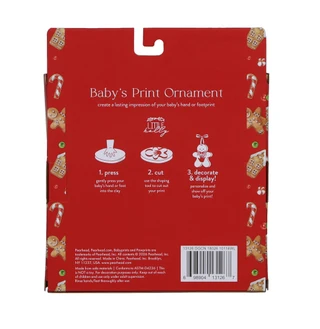 Thumbnail 2: Pearhead Baby's Print Christmas Ornament  