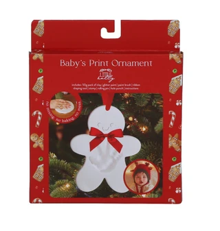 Thumbnail 1: Pearhead Baby's Print Christmas Ornament  