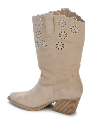 Thumbnail 3: Dolce Vita Women's Astarr Eyelet Shaft Mid Calf Boot 
