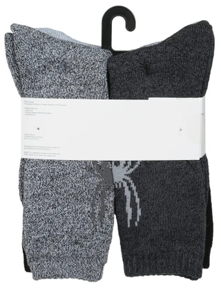 Thumbnail 2: Spyder Men's 4 Pk Extra Warm Full Cushion Boot Socks 