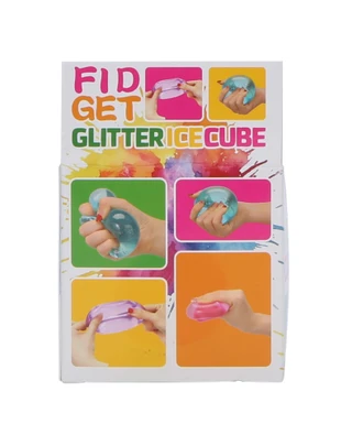 Thumbnail 2: Fun Storm Glitter Ice Cube Squishy Fidget Toy 