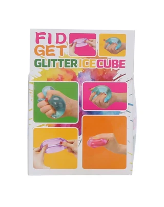 Thumbnail 2: Fun Storm Glitter Ice Cube Squishy Fidget Toy 