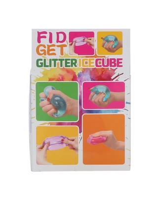 Thumbnail 2: Fun Storm Glitter Ice Cube Squishy Fidget Toy 