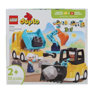 Thumbnail 1: LEGO 22 Pc 3-in-1 Construction Vehicles Brick Building Set 