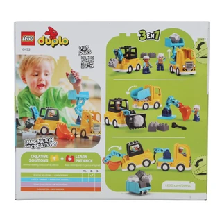 Thumbnail 2: LEGO 22 Pc 3-in-1 Construction Vehicles Brick Building Set 