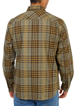 Thumbnail 2: Wrangler Big Men's 2 Pocket Long Sleeve Button Up Shirt 