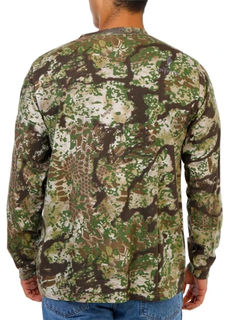 Thumbnail 2: KRYPTEK Big Men's Stalker 2 Obskura Transitional Long Sleeve Tee 