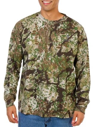 Thumbnail 1: KRYPTEK Big Men's Stalker 2 Obskura Transitional Long Sleeve Tee 