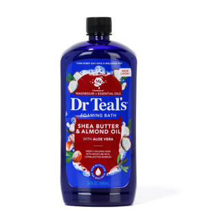 Thumbnail 1: Dr. Teal's 34 oz Shea Butter & Almond Oil Foaming Bath 