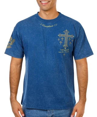 Thumbnail 2: Jaqwin Men's Spiritual Graphic Tee  