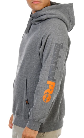 Thumbnail 3: Timberland Men's Solid Logo Kangaroo Pocket Pullover Hoodie 