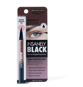 Thumbnail 1: Absolute New York Insanely Black Micro Angled Waterproof Eyeliner 