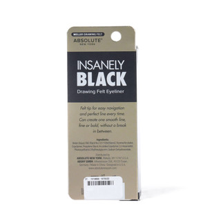 Thumbnail 2: Absolute New York Insanely Black Precision Firm Tip Waterproof Eyeliner 