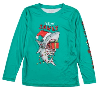 Thumbnail 1: REEL LEGENDS Big Boys Long Sleeve Feelin Jawly Tee 